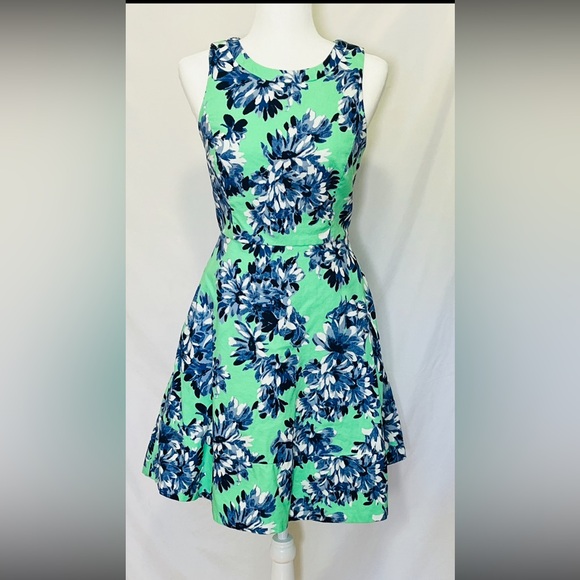J. Crew Dresses & Skirts - J. Crew Floral Fit and Flare Sleeveless Dress  Size 8